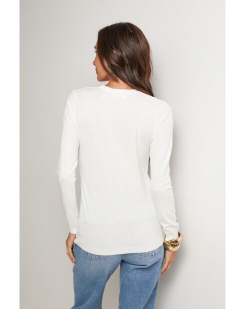Witte trui van July