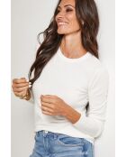 Witte trui van July