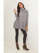 Grauer Poncho Augustin