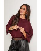 Severin burgunderfarbener Pullover