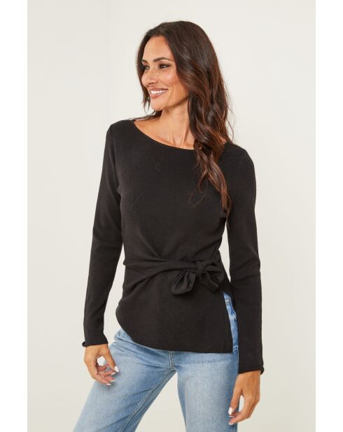 Harrison schwarzer Pullover