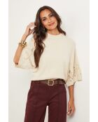 Beige trui Severin