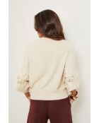 Beige trui Severin