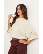 Beige trui Severin