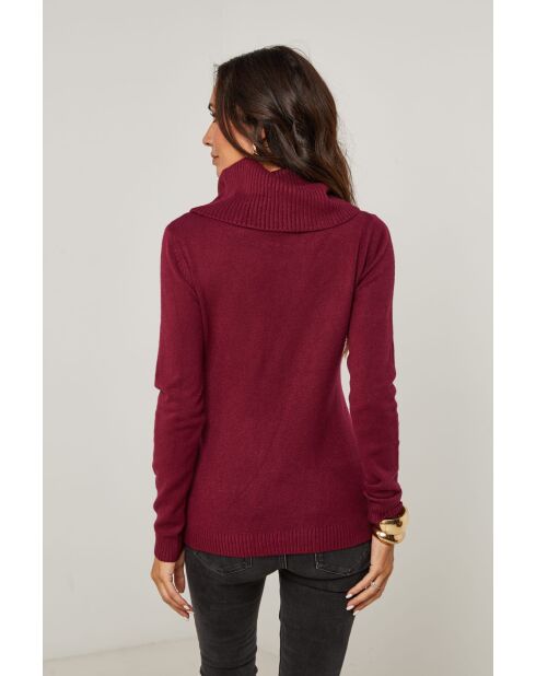 Pull Gabriel bordeaux