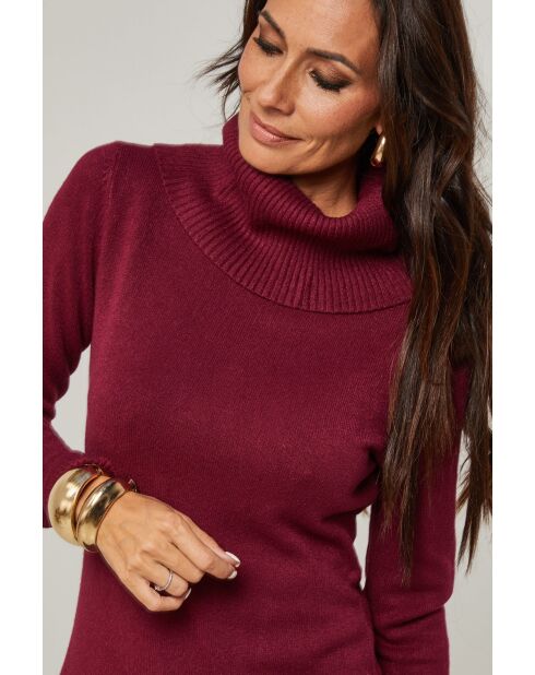 Pull Gabriel bordeaux