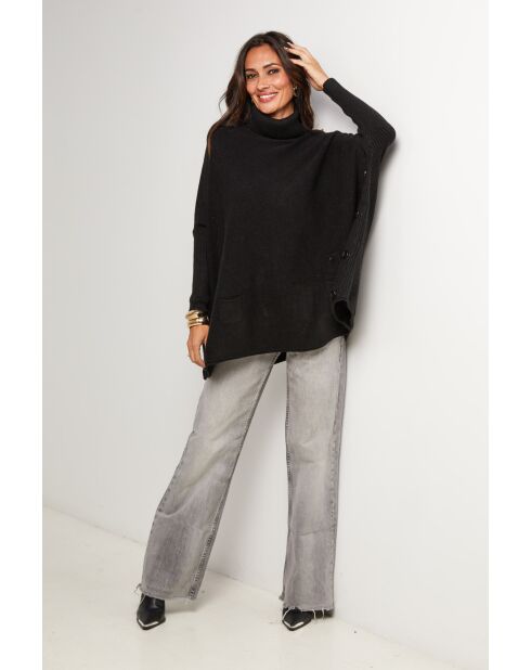 Poncho Augustin noir