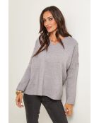 Grauer Pullover Montgomery
