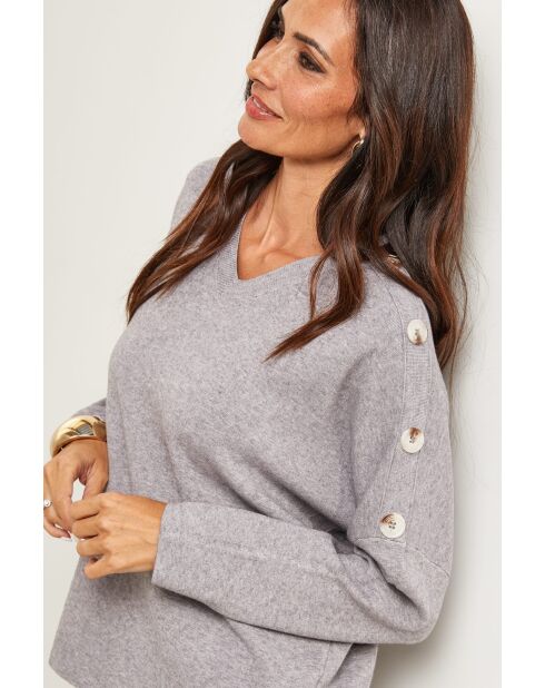 Grauer Pullover Montgomery