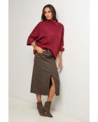 Lorenzo burgunderfarbener Pullover