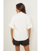 Pull Mercer blanc noir