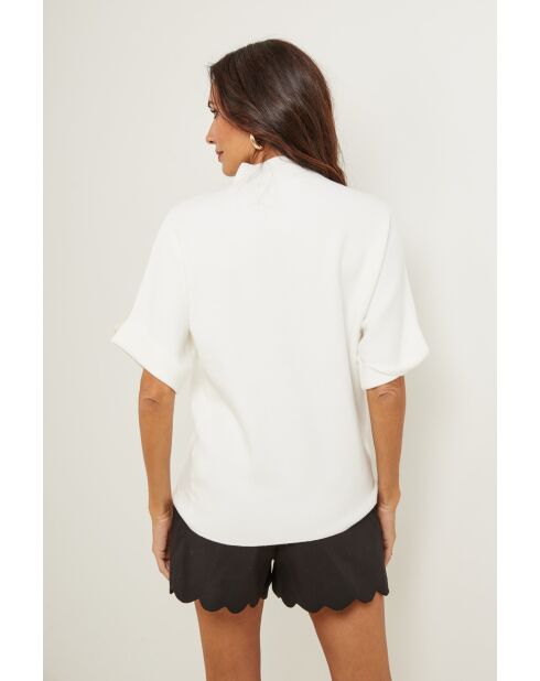 Mercer weißer schwarzer Pullover