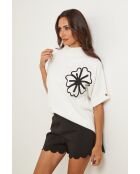 Pull Mercer blanc noir