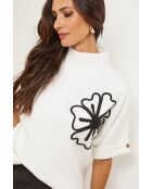 Pull Mercer blanc noir