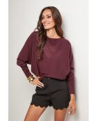 Pull Miss bordeaux