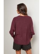 Pull Miss bordeaux