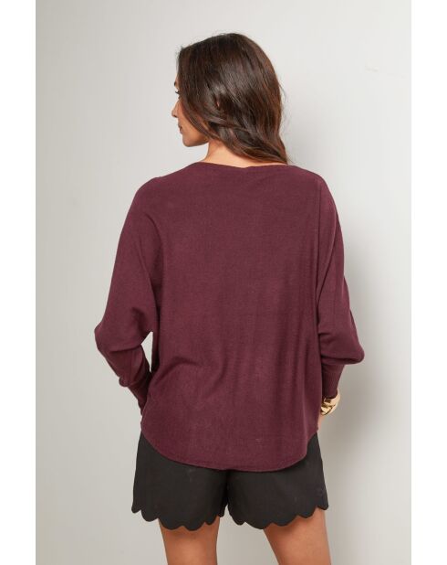 Pull Miss bordeaux