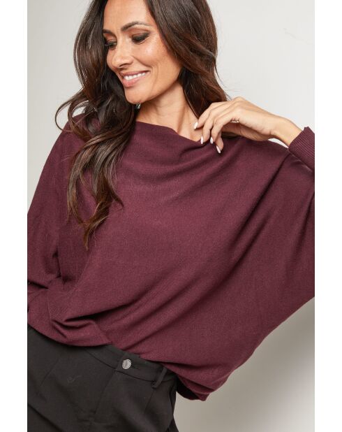 Pull Miss bordeaux