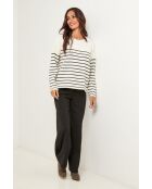 Pull Cassian beige noir