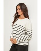 Pull Cassian beige noir