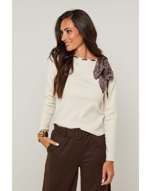 Pull Isaac beige