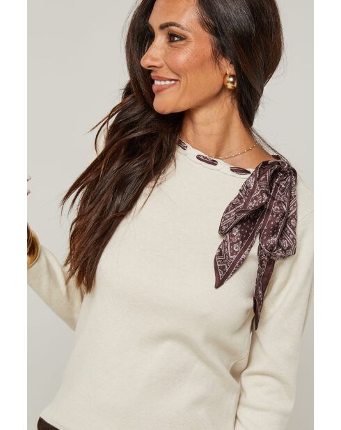 Pull Isaac beige