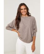 Miss taupefarbener Pullover