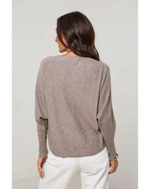 Miss taupefarbener Pullover
