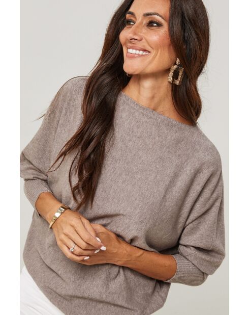 Miss taupefarbener Pullover