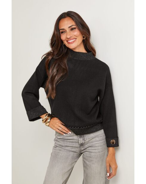 Valenti schwarzer Pullover