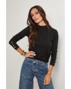 Nathie schwarzer Pullover