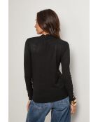 Nathie schwarzer Pullover