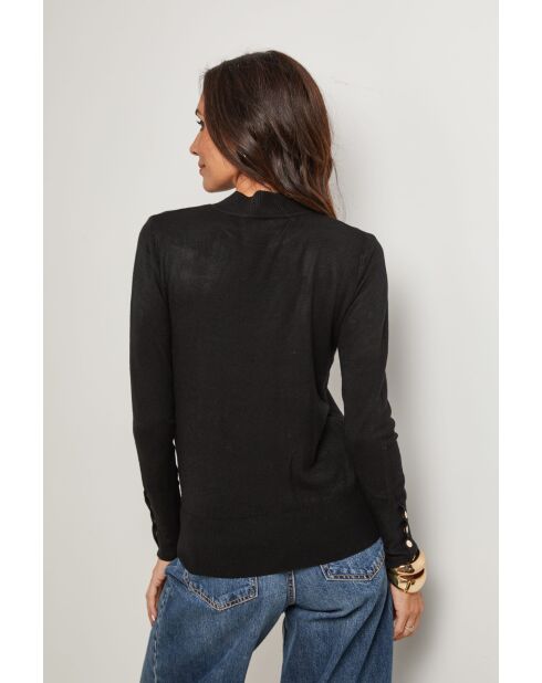 Nathie schwarzer Pullover