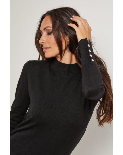 Nathie schwarzer Pullover