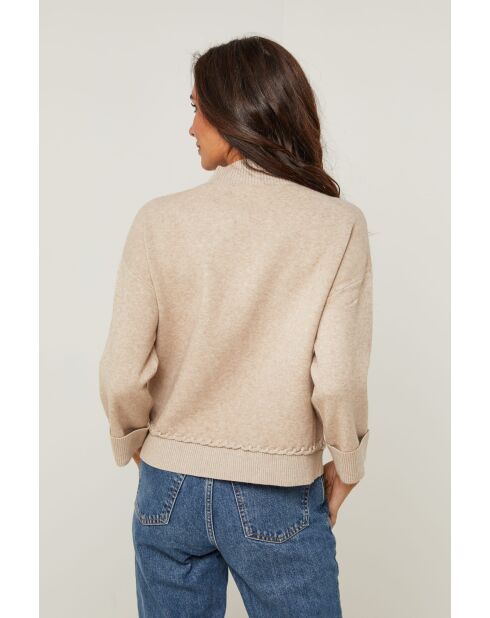 Valenti taupefarbener Pullover