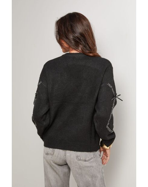 Moretti schwarzer Pullover