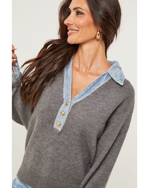 Pull Alessio gris