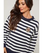 Marineblauer Pullover Bennett