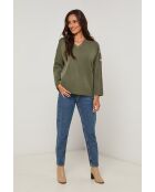 Khakifarbener Pullover Montgomery