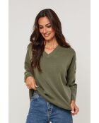 Khakifarbener Pullover Montgomery