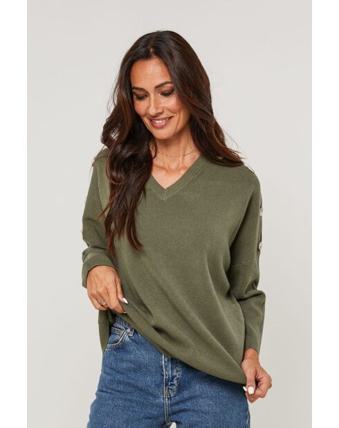 Khakifarbener Pullover Montgomery