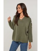 Khakifarbener Pullover Montgomery