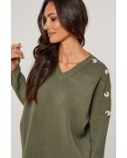 Khakifarbener Pullover Montgomery