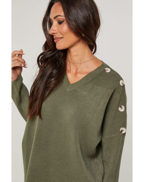Khakifarbener Pullover Montgomery