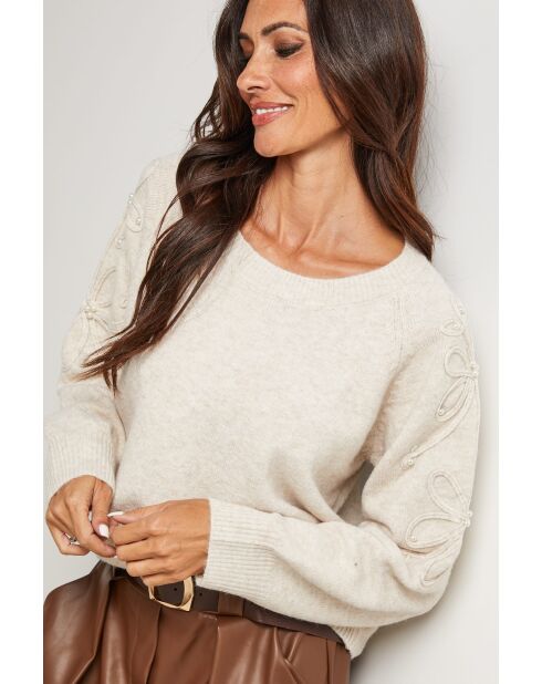 Beiger Pullover Barrett