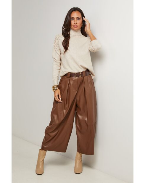 Beiger Pullover Sinclair