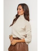 Beiger Pullover Sinclair