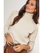 Beiger Pullover Sinclair