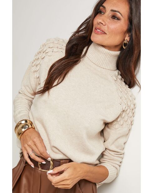 Beiger Pullover Sinclair
