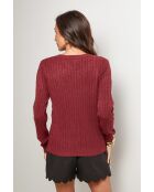 Paloma burgunderfarbener Pullover
